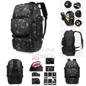 Camouflage Anti-Theft Waterproof Laptop Backpack (Free Delivery)