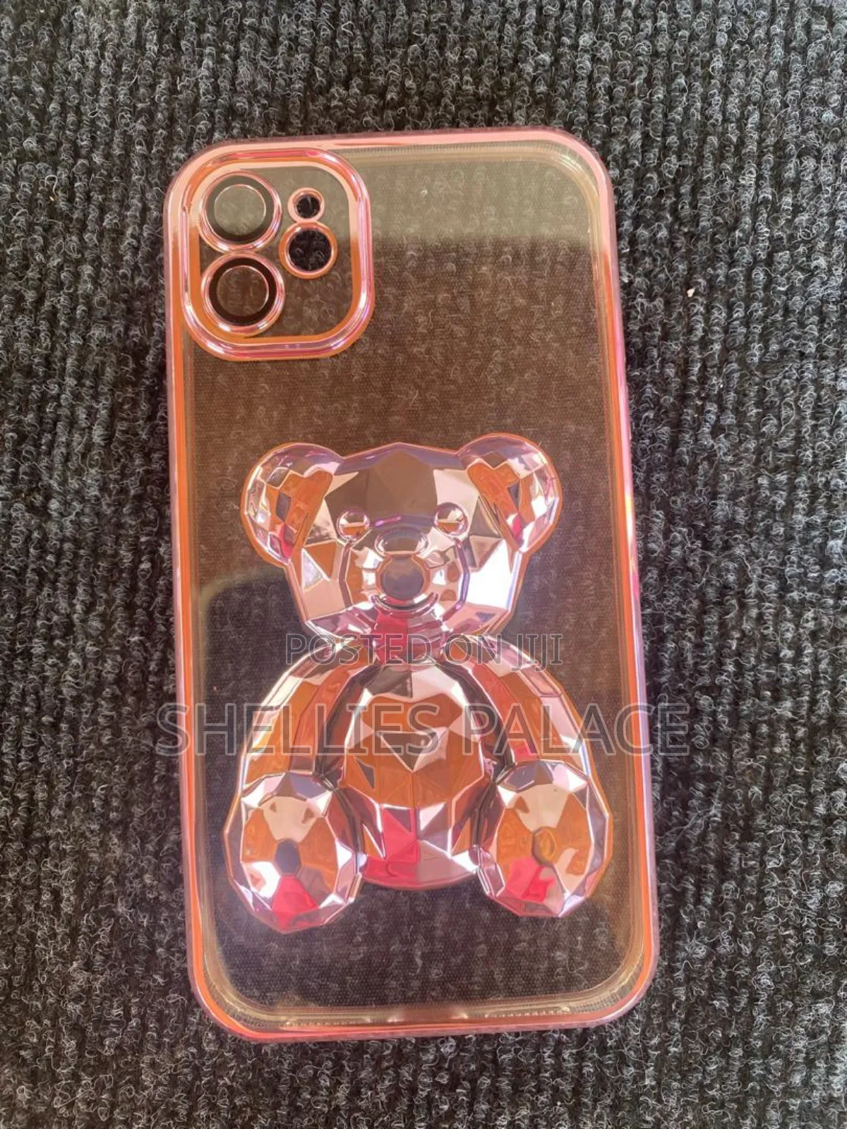 Multiple Color Translucent Anti Fall Slot Three Layer Phone Case Cover