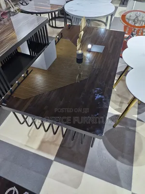 Modern Dual-Layered Center Table