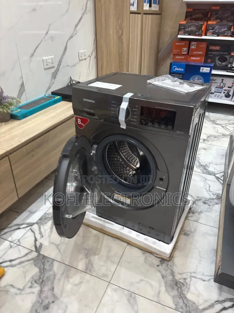 Skyworth 8kg Front Load Washing Machine Smooth Efficient