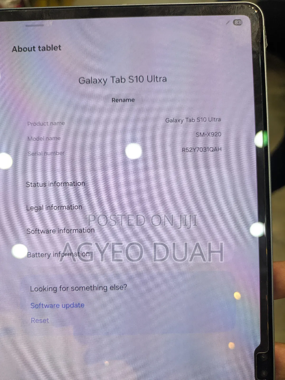 New Samsung Galaxy Tab S10 Ultra 256 GB Silver