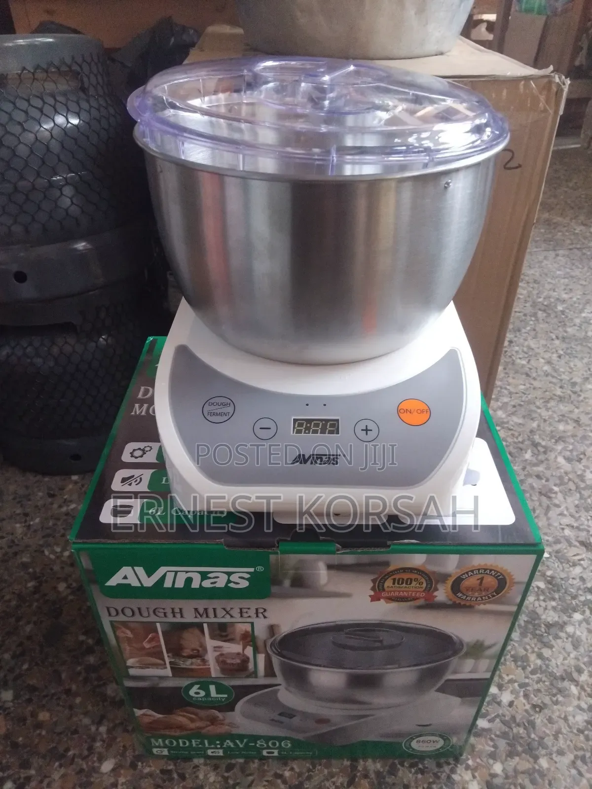 6l Avinas Dough Mixer