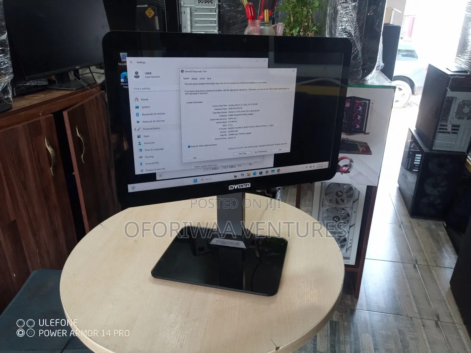 Desktop Computer 8GB Intel Core I3 SSD 256GB