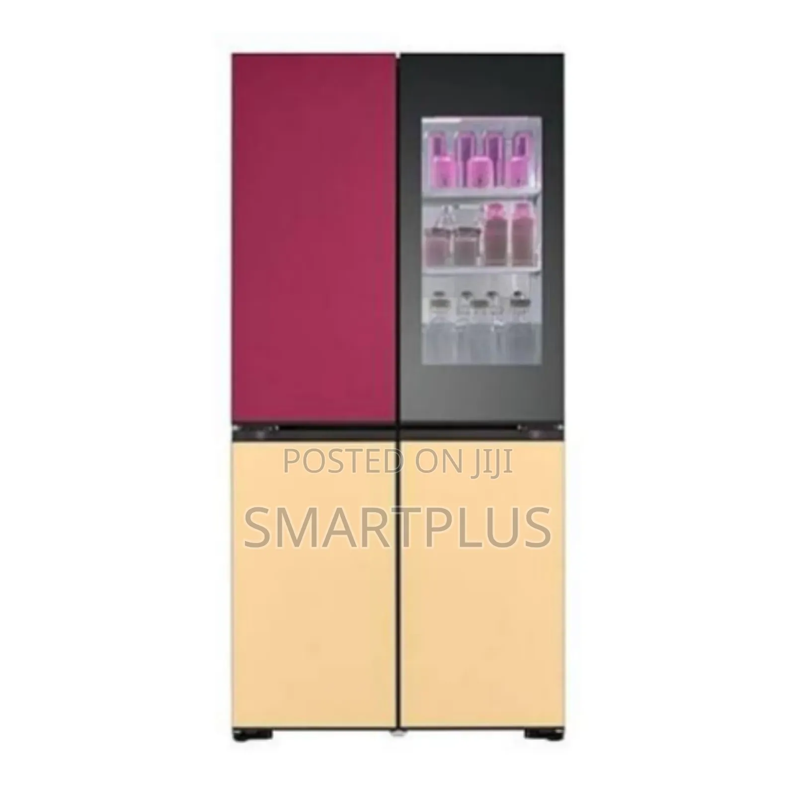 Lg 617l Moodup Multi-Door Fridge Freezer Colour Changing - Gmv960nnme