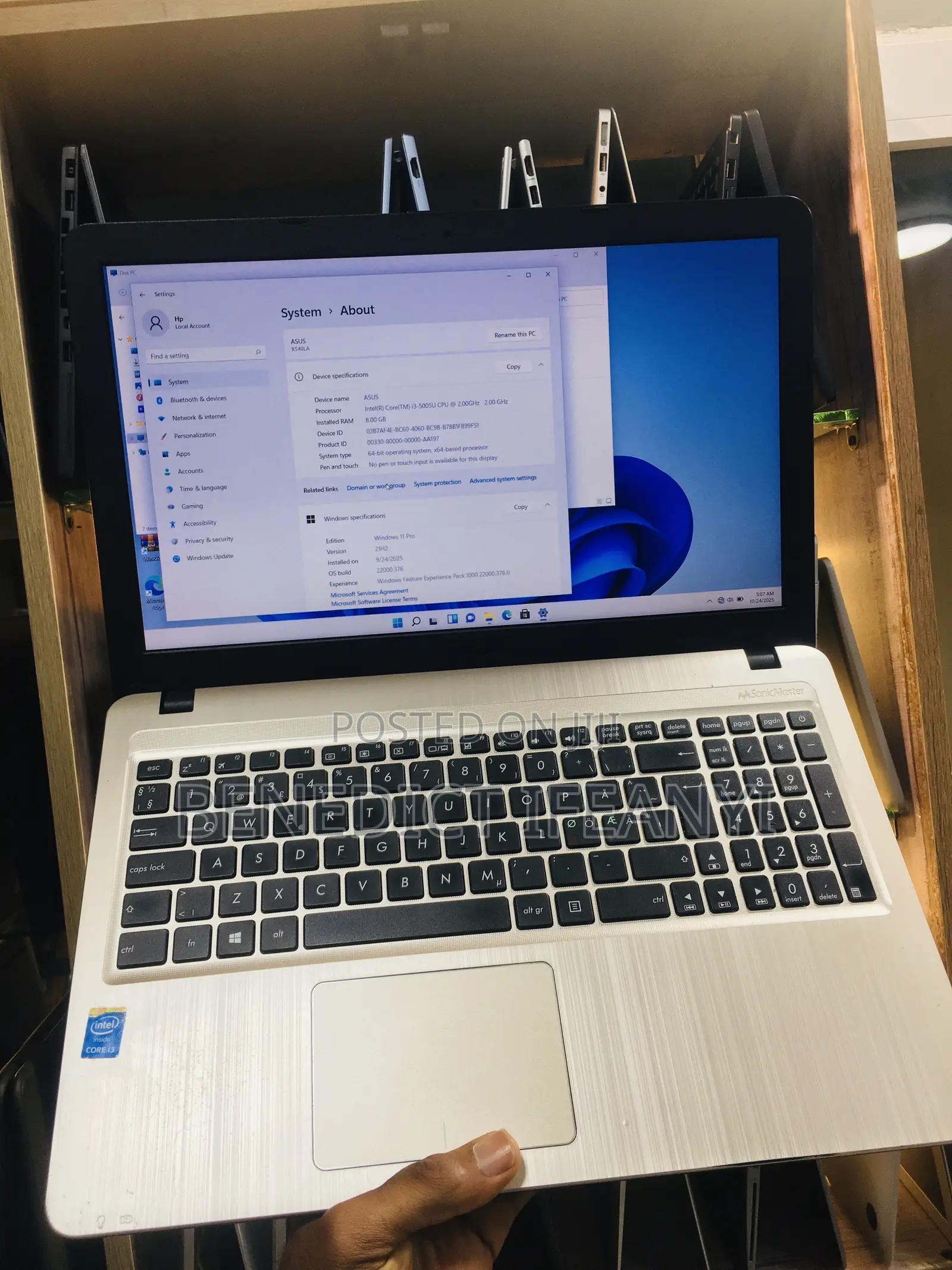 Laptop Asus X540LA 8GB Intel Core I3 SSD 128GB