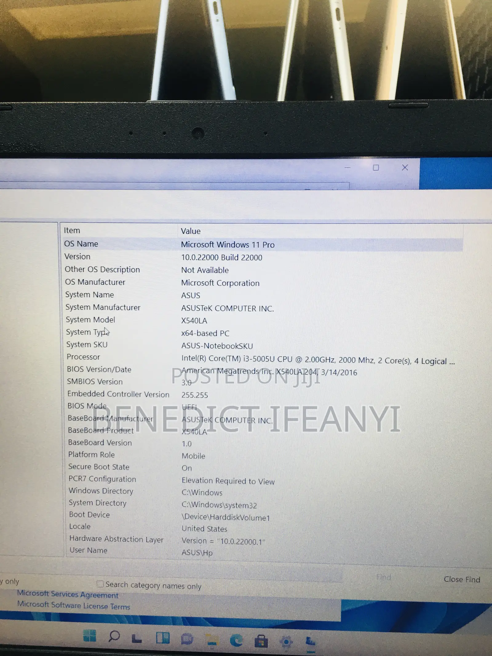 Laptop Asus X540LA 8GB Intel Core I3 SSD 128GB