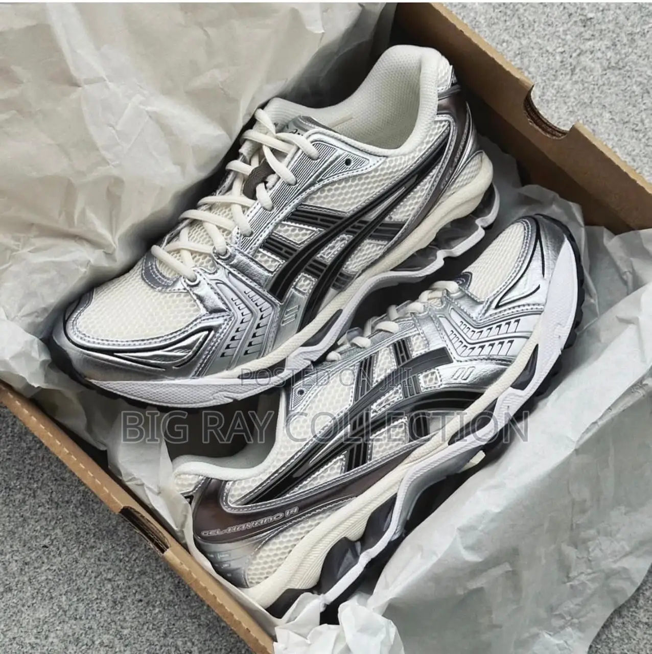 Gel Kayano 14 'white Graphite Grey'