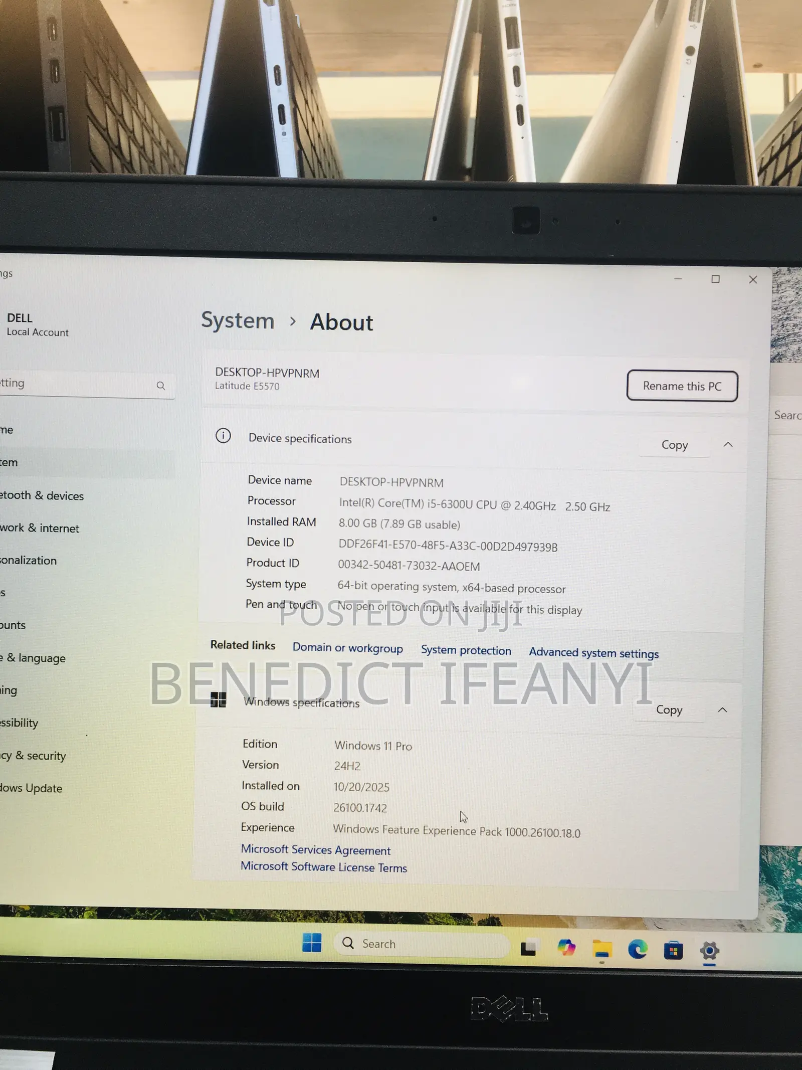 Laptop Dell Latitude 15 E5570 8GB Intel Core I5 SSD 256GB