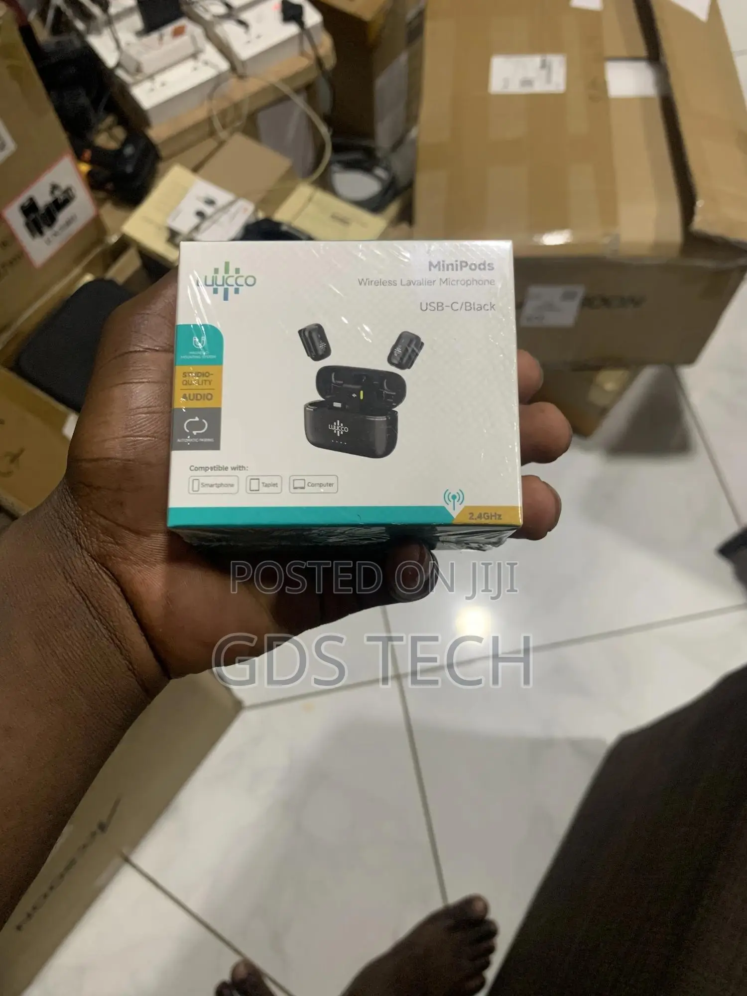 Luucco Minipods Wireless Lavalier Microphone ( Usb-C)