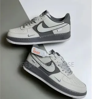 Nike Air Force 1 Low Grey Metallic Sneakers