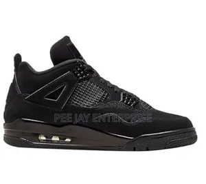 Air Jordan 4 Retro "Black Cat" Sneakers.