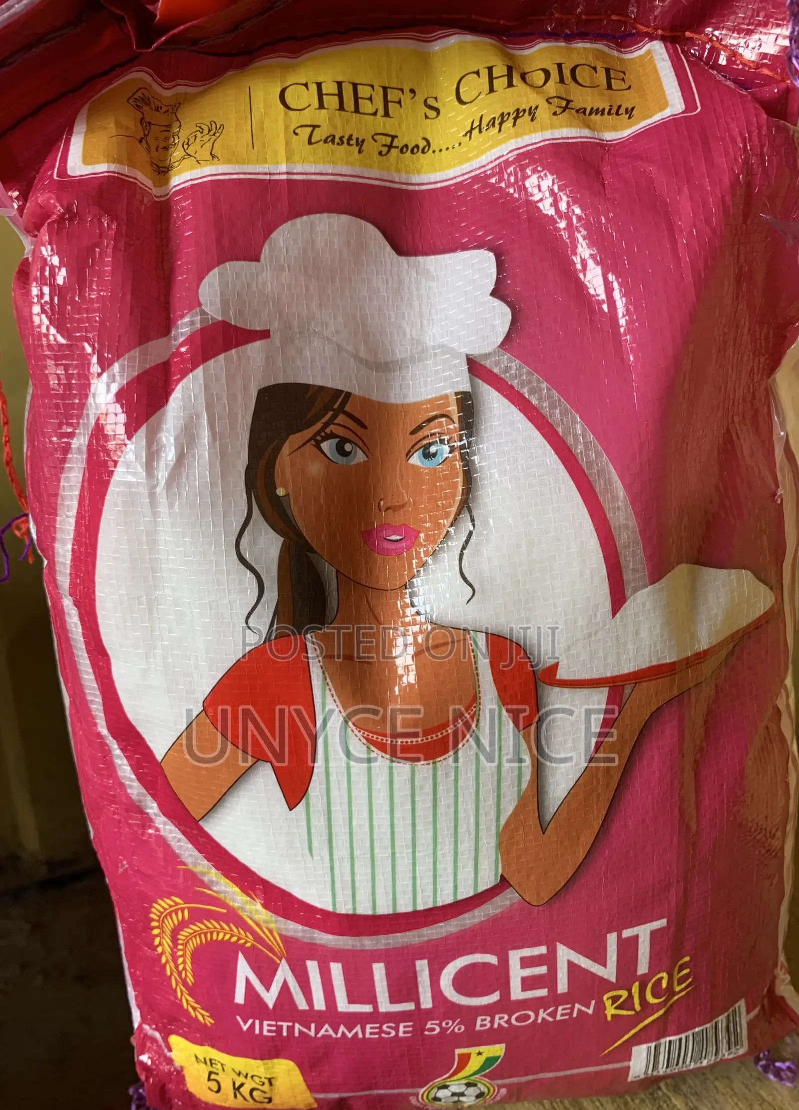 Millicent Rice 5kg Going for 70 Cedis