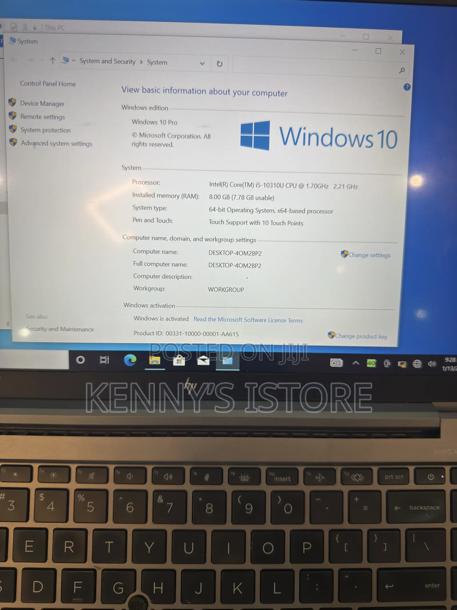 New Laptop HP ZBook Firefly 14 G7 8GB Intel Core I5 SSD 256GB