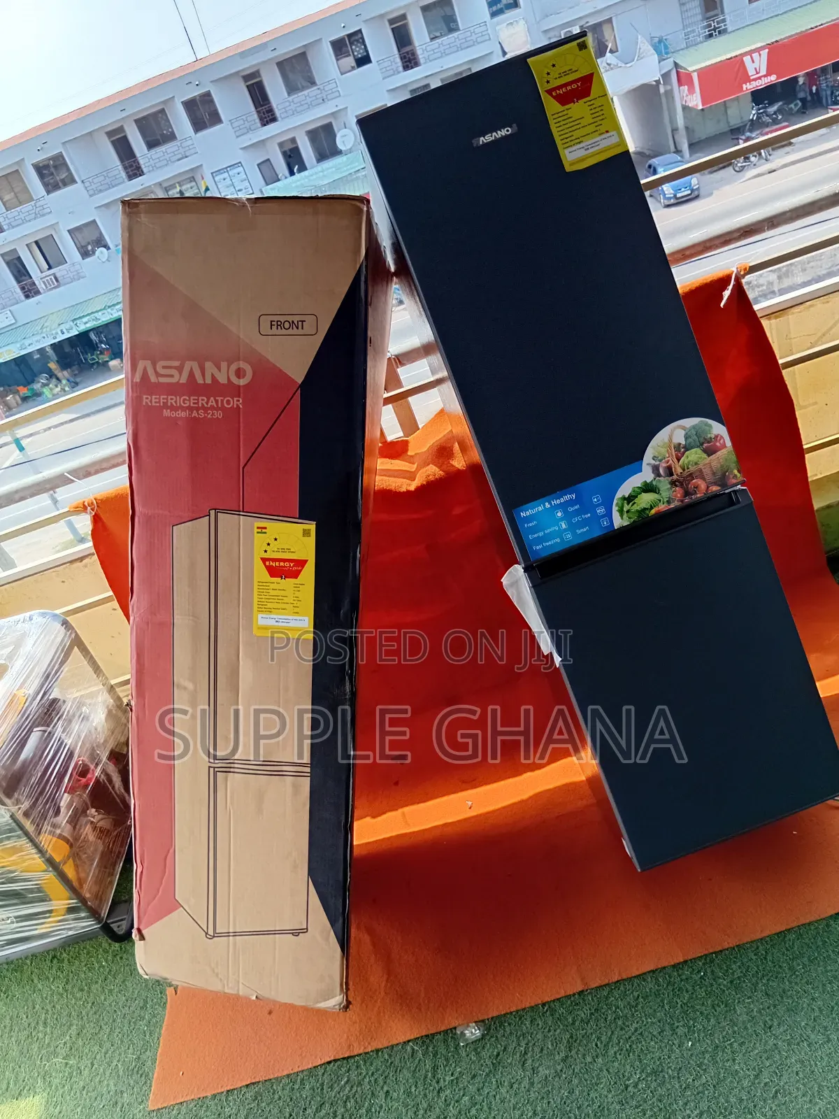 Asano 230l Double Door Refrigerator – Modern Design Fast Cooling