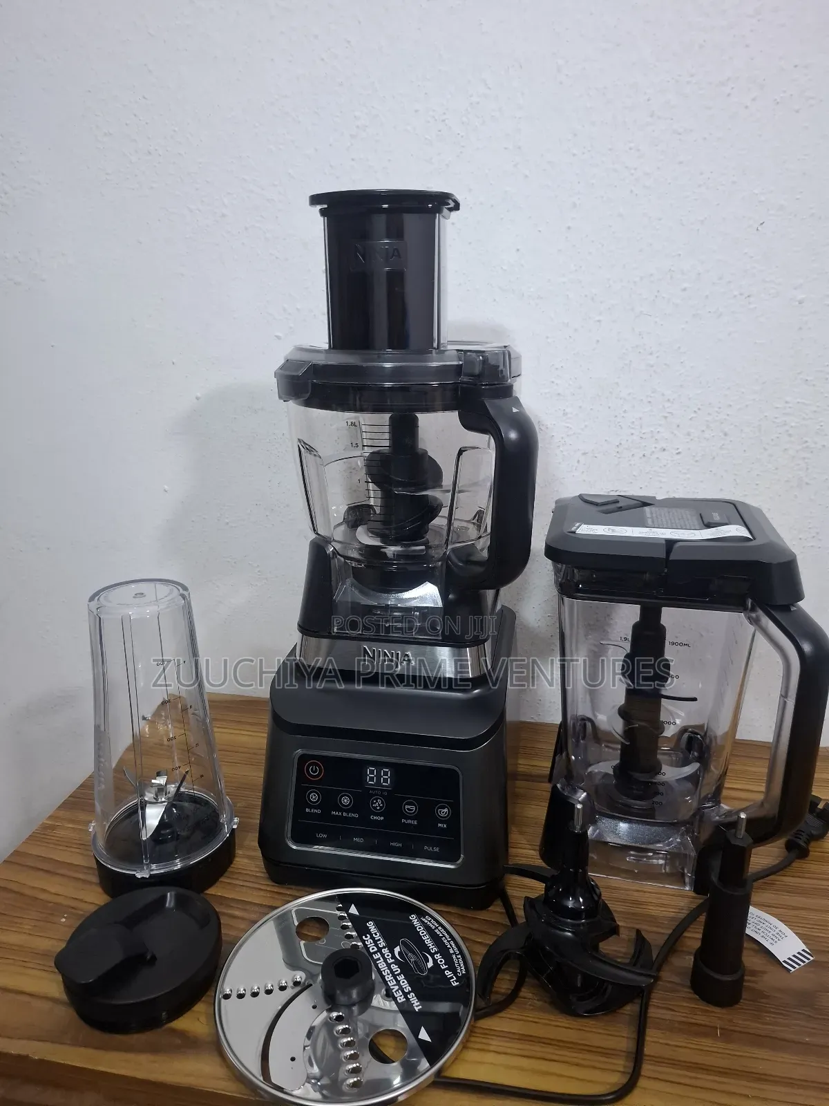 3-in-1 Ninja Auto-Iq Food Processor/Blender/Jug From Germany 