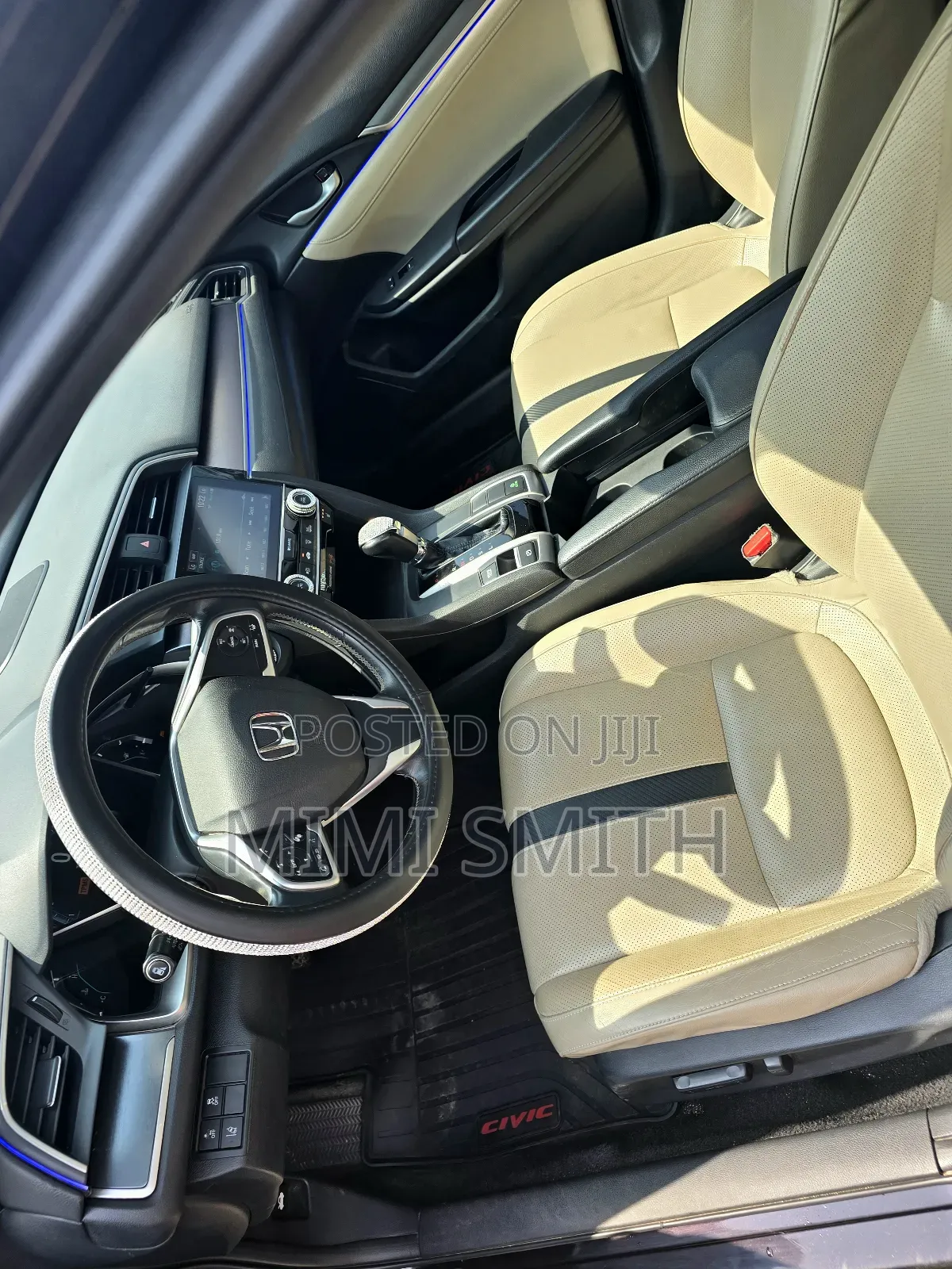 Honda Civic Touring 4dr Sedan (1.5L 4cyl) 2016 Black