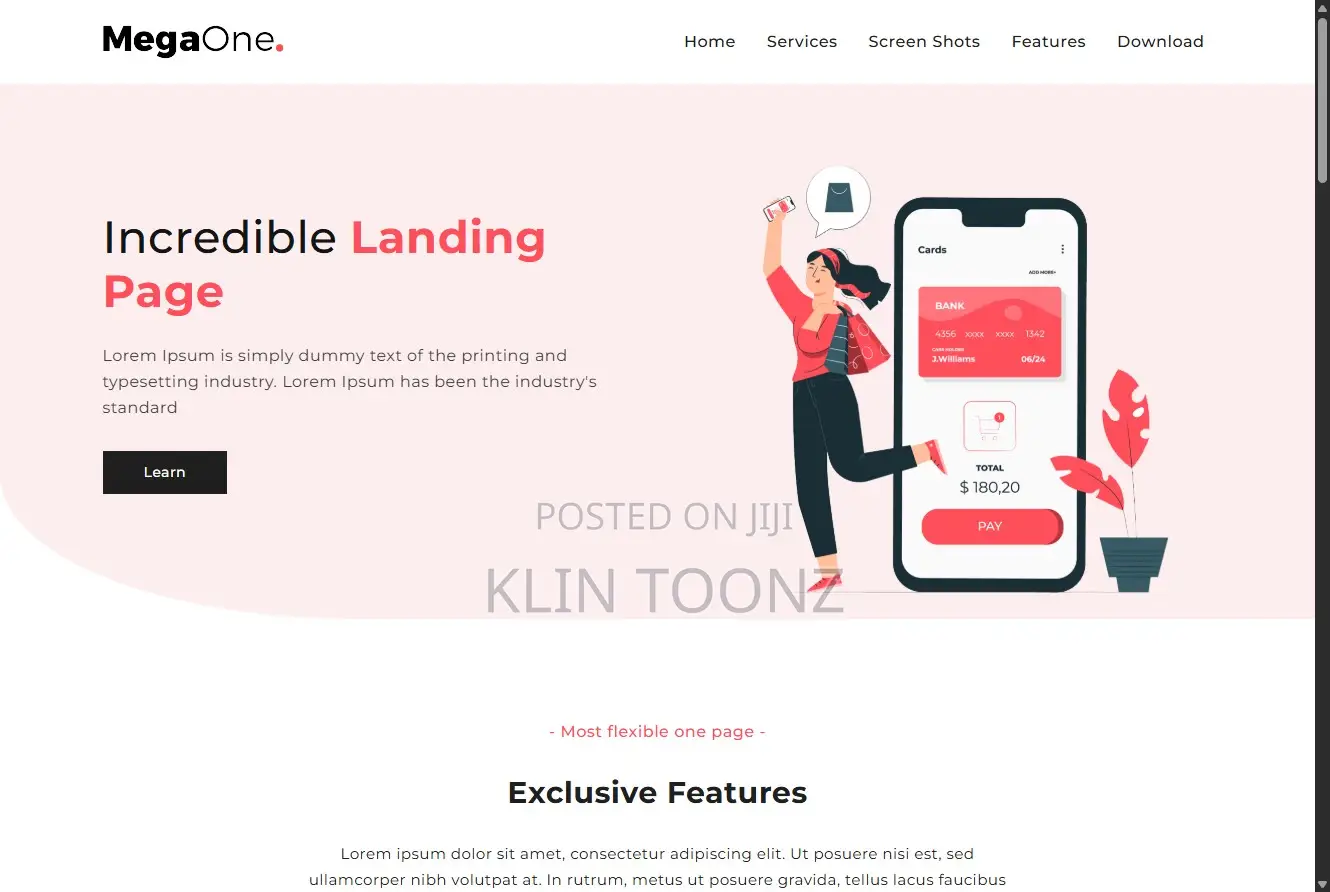 Professional Website With Free Promotional SMS to 20,000 Contacts.