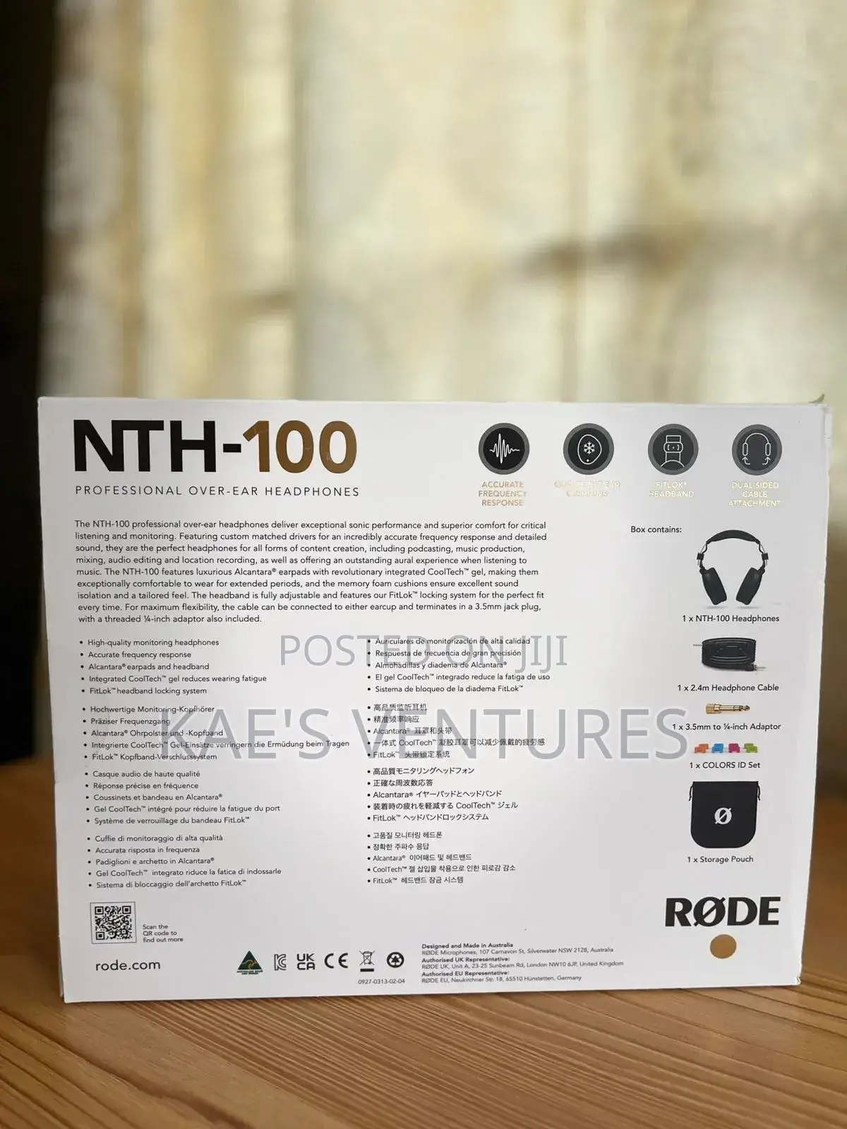Rode Nth-100 Professional Over-ear Headphones