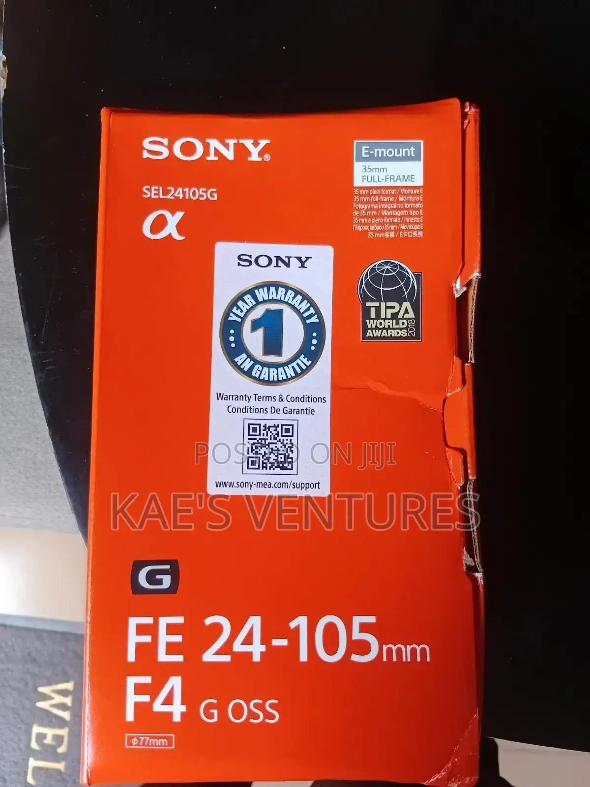Sony Fe 24-105mm F/4g Oss Lens