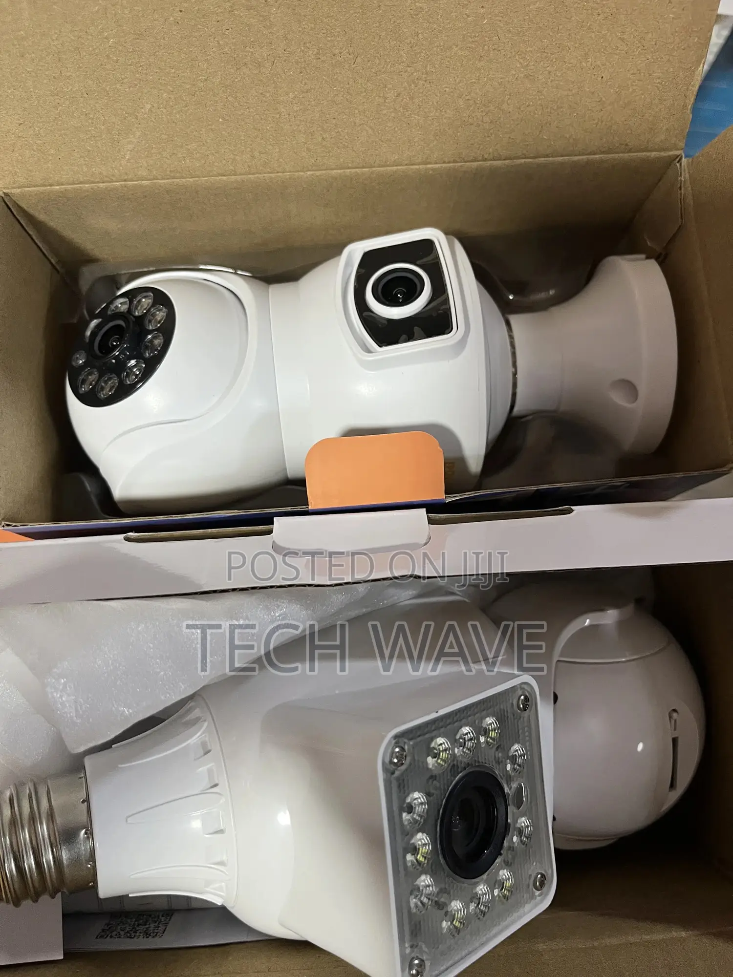 Wifi Bulb Double Lens CCTV Camera