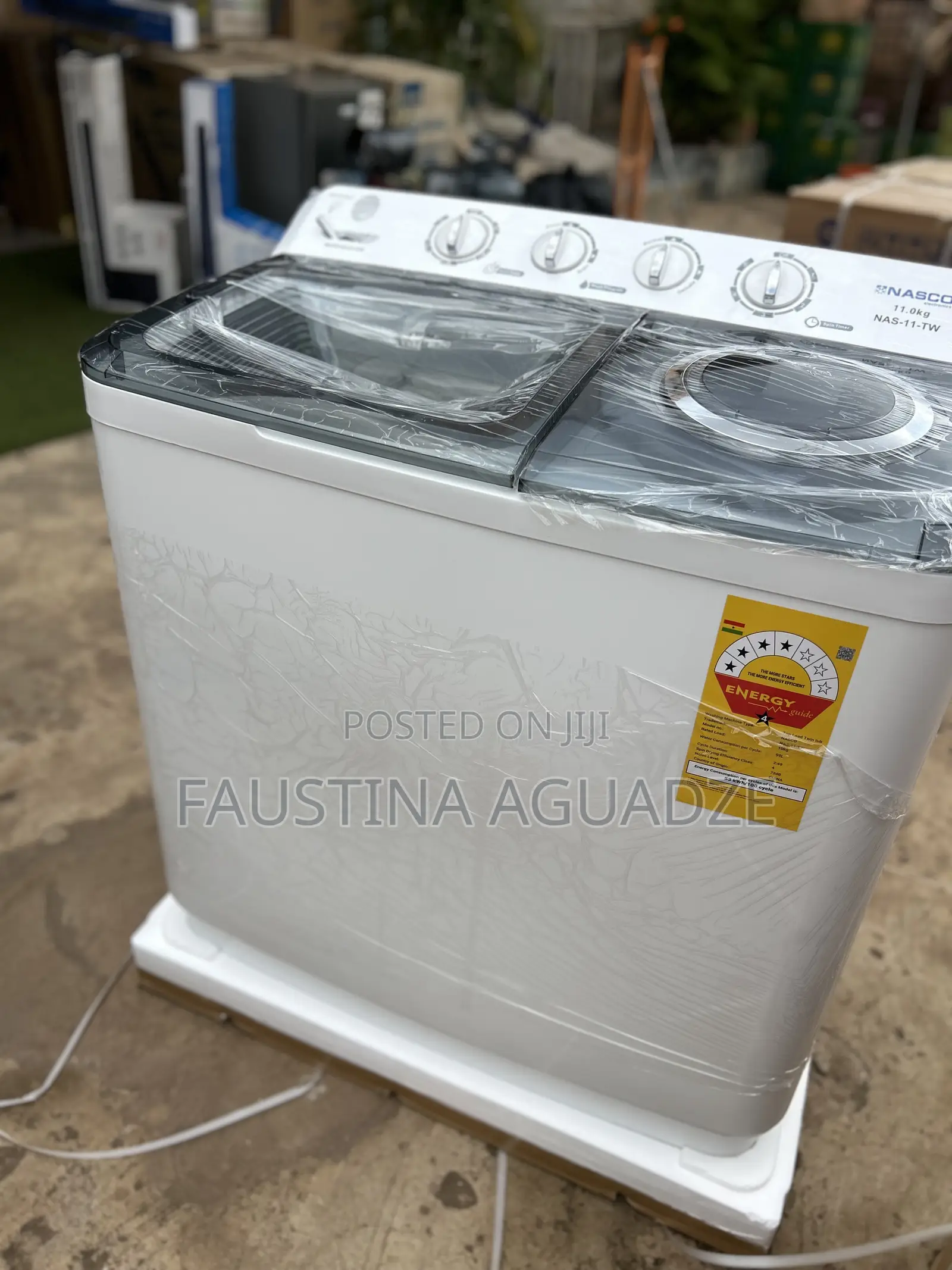 Nasco 11kg Twin Tab Washing Machine