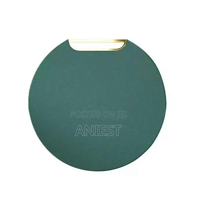 Green Cutting Board With Gold Handle