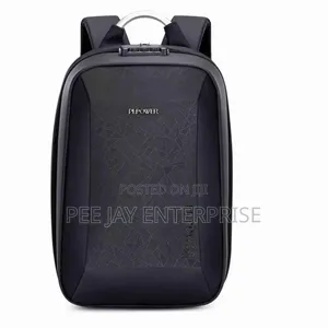 Black Pl Power Hard-shell Laptop Backpack