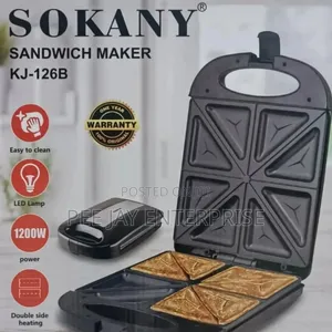 Sokany Kj-126b 4-slice Electric Sandwich Maker