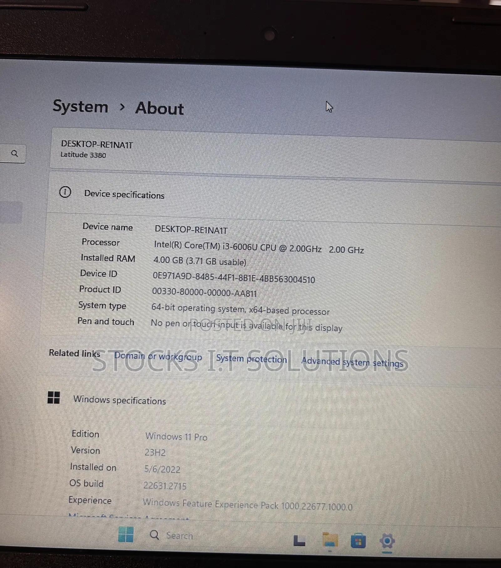 Laptop Dell Latitude 3380 4GB Intel Core i3 HDD 500GB