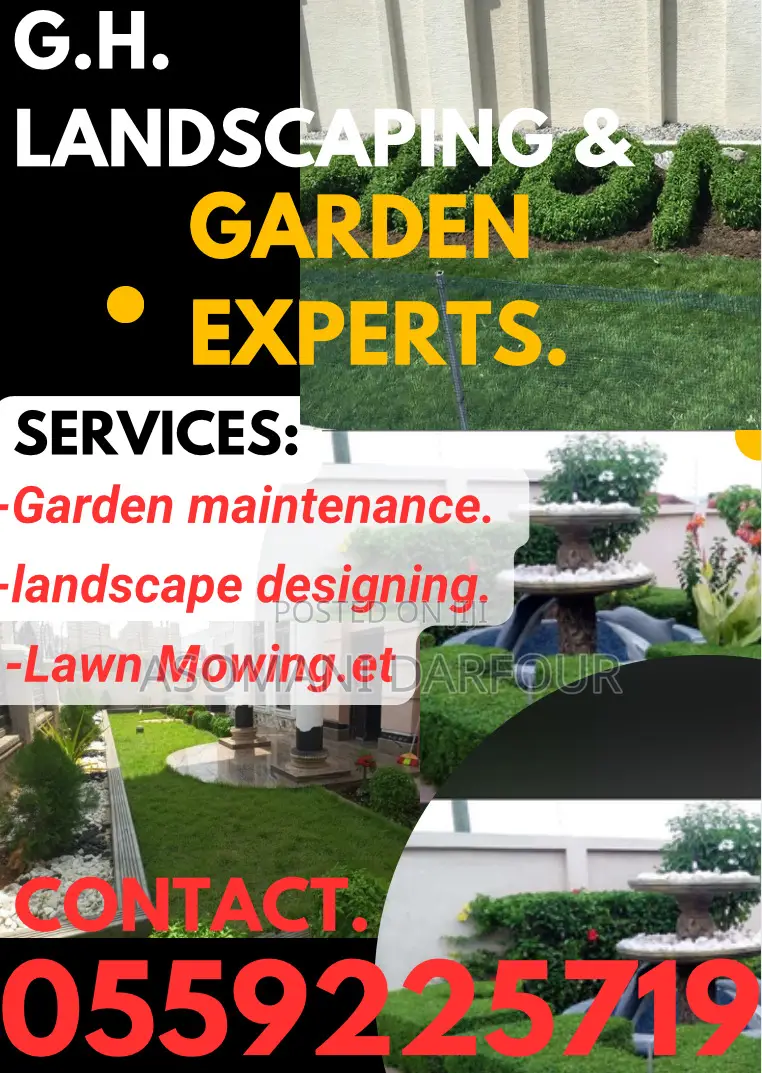The Best Garden Services and Landscaping in Accra.