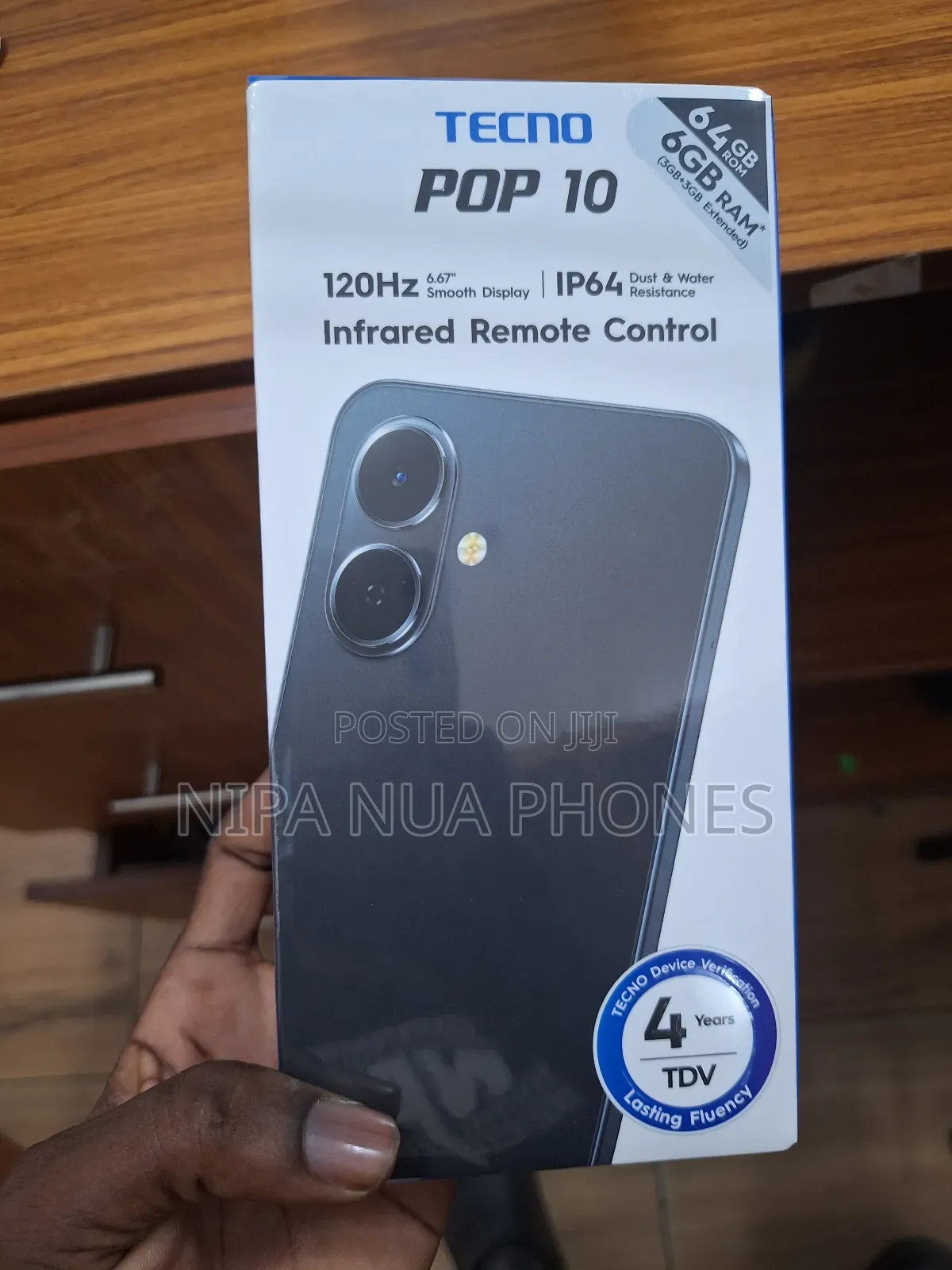 New Tecno Pop 10 64 GB Black