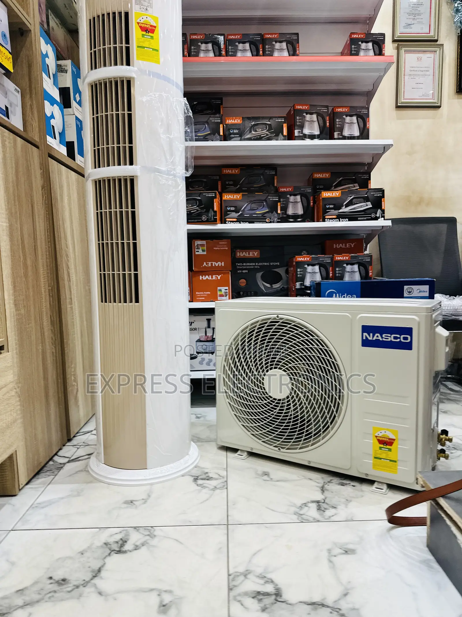2.5hp Split Rounded Floor Air Conditioner Nasco