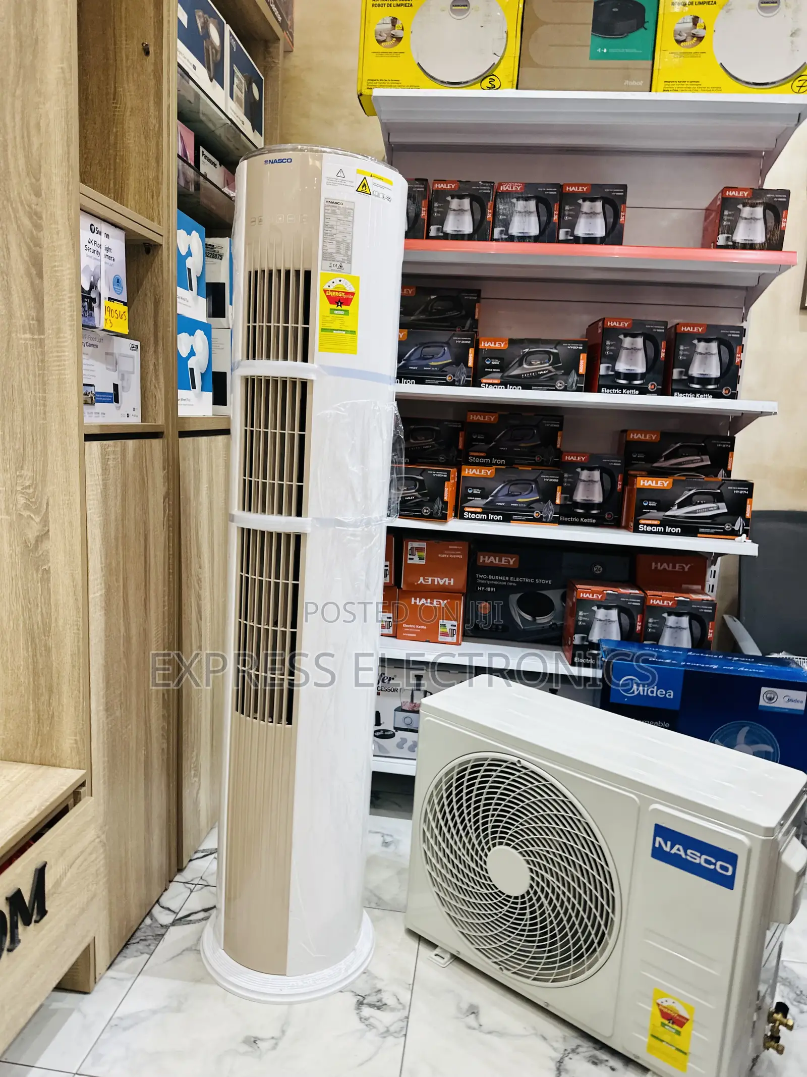 2.5hp ——Rounded Design Floor Ac White Nasco