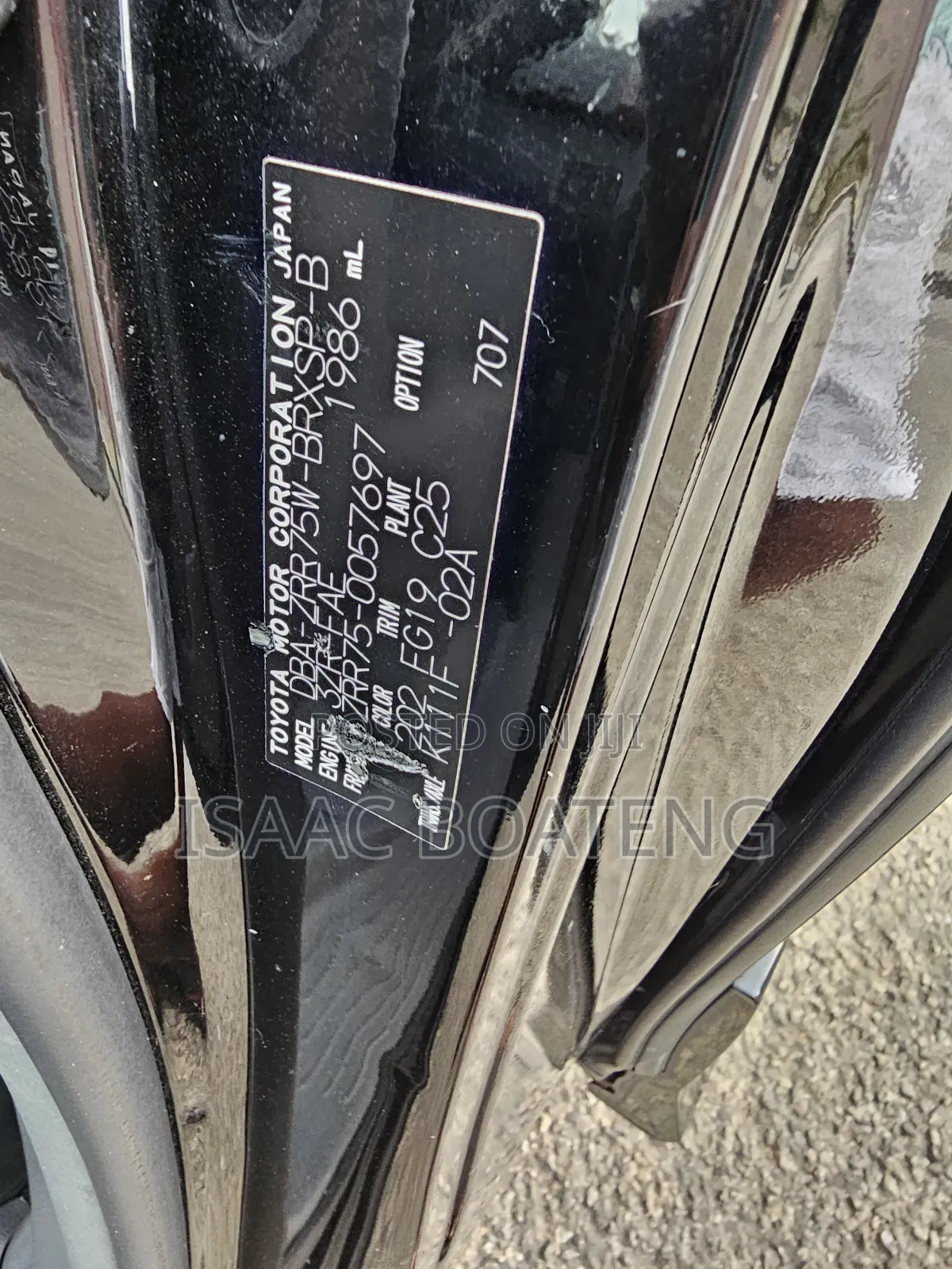 Toyota Voxy 2012 Black