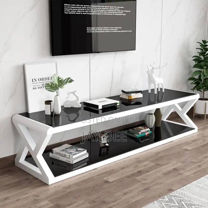 Living Room Tv Cabinet Steel Glass