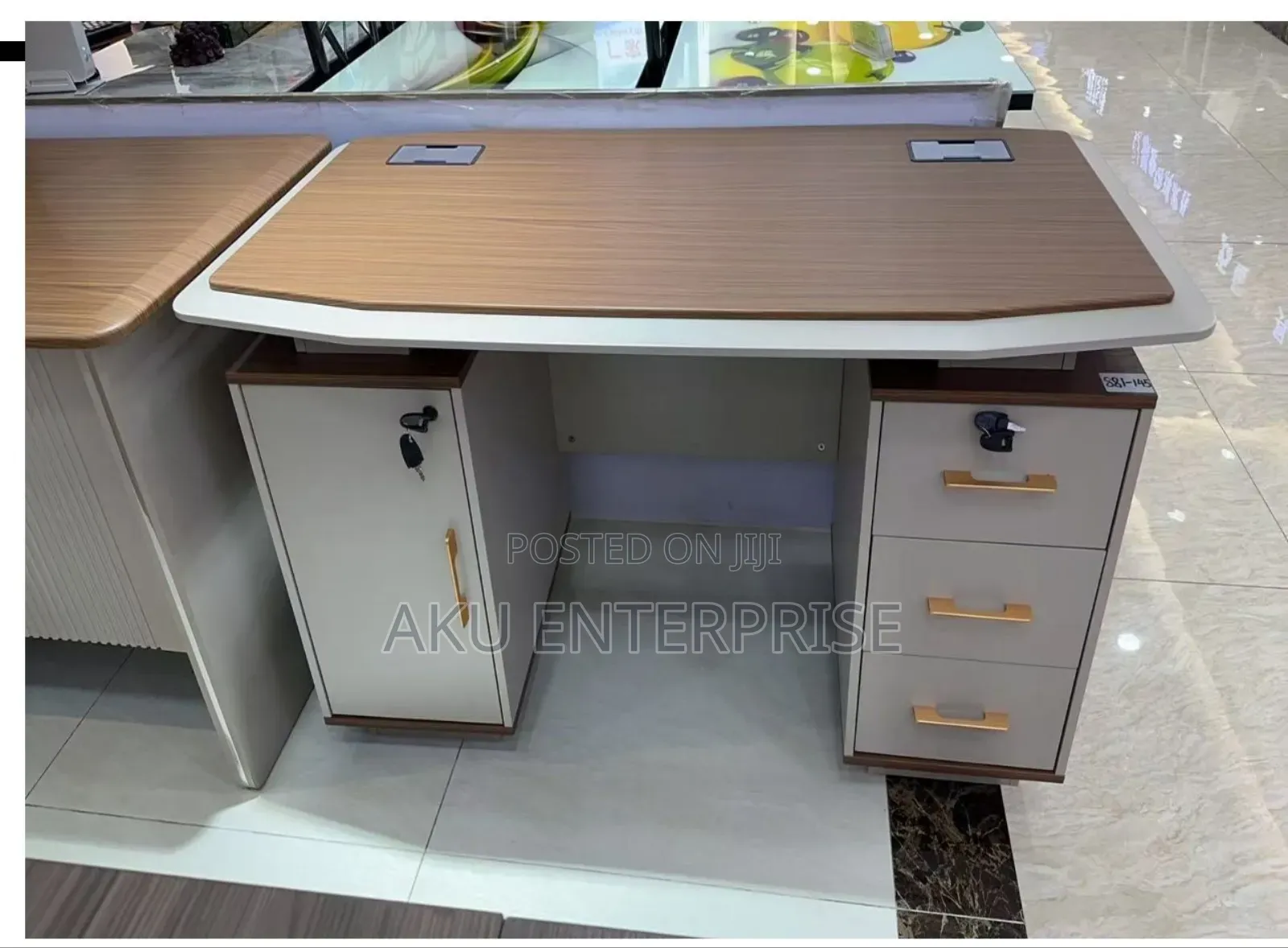 Executive Office Desk Office Table 1.4m Black