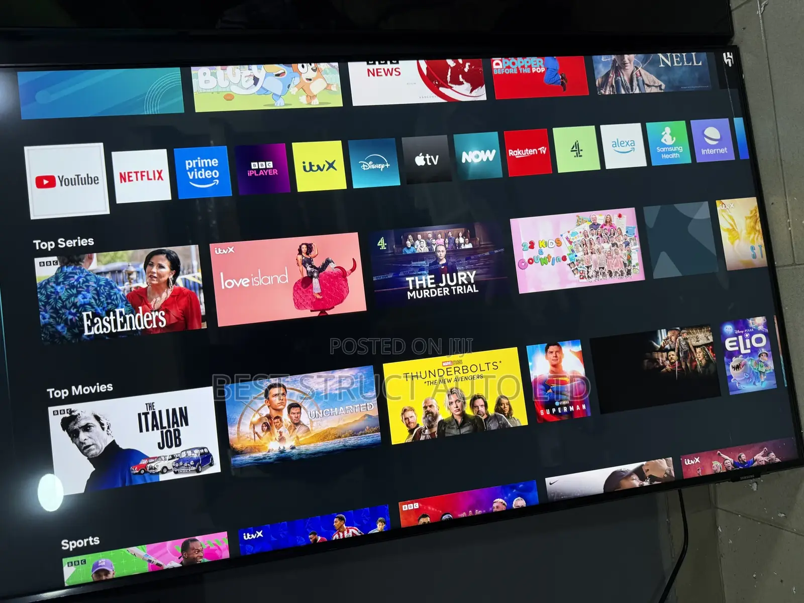 Denmark Used Samsung Smart Airslim Crystal Tv