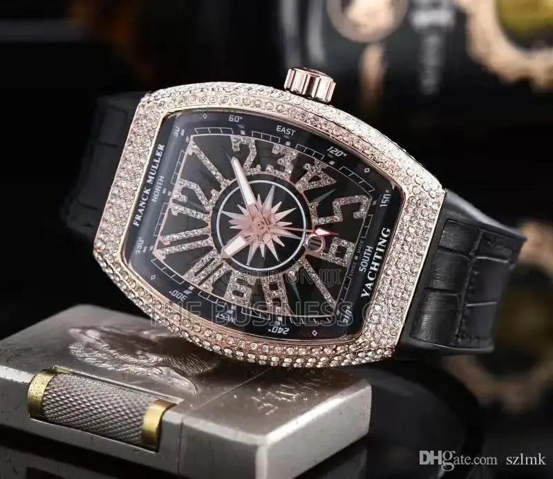 Franck Muller Watch (Iced Out)