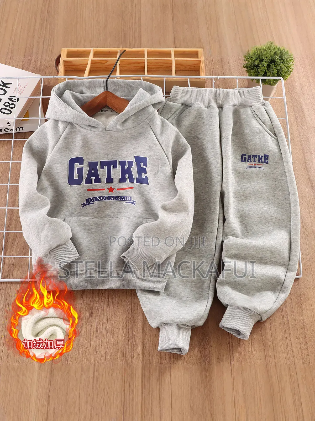 Thick Sweatshirt With Sweatpants For Children 6m-7yrs Only