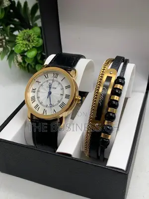 Cartier Wristwatch And Bracelet Set For Men