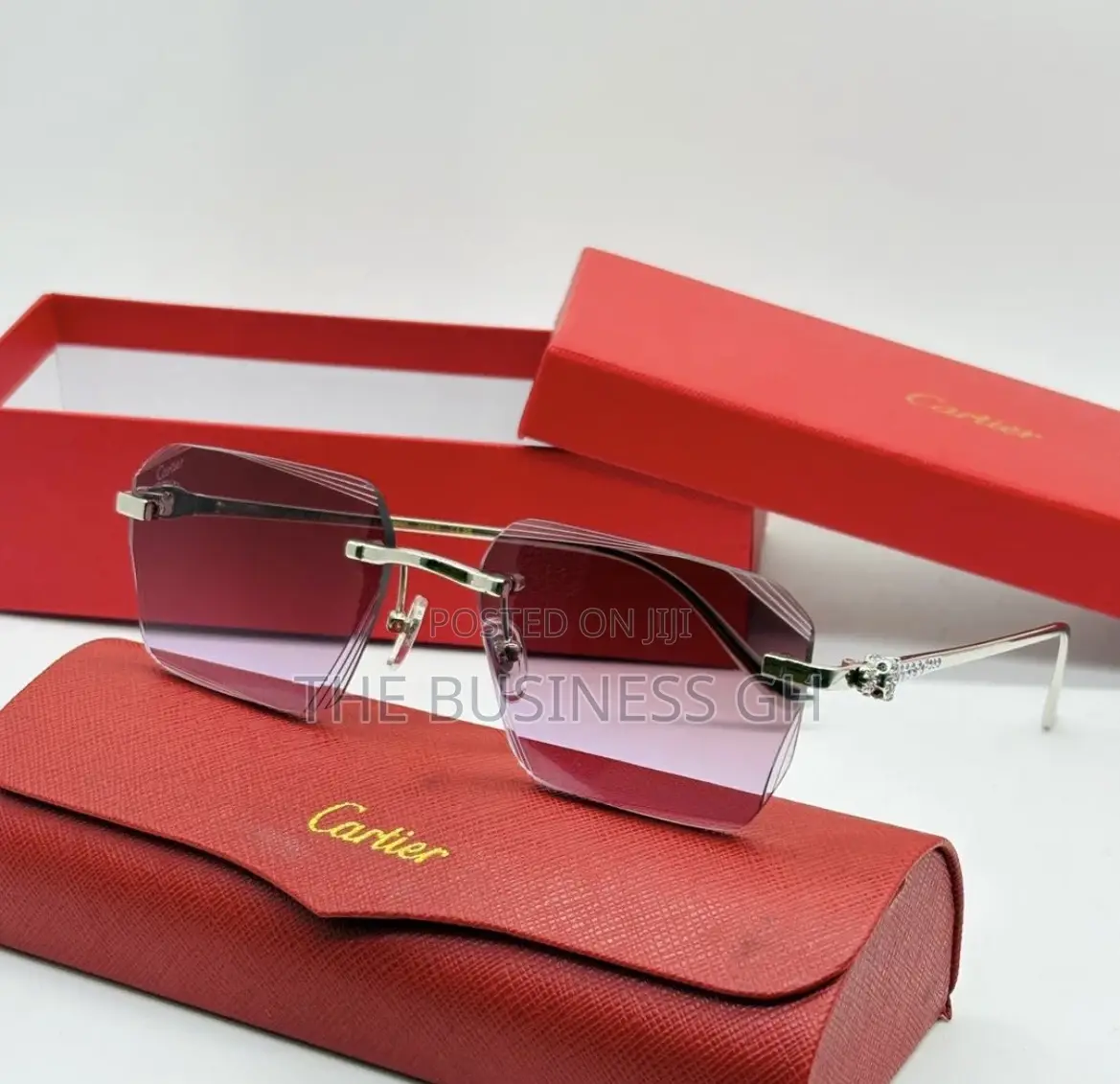 Cartier Rimless Sunglasses