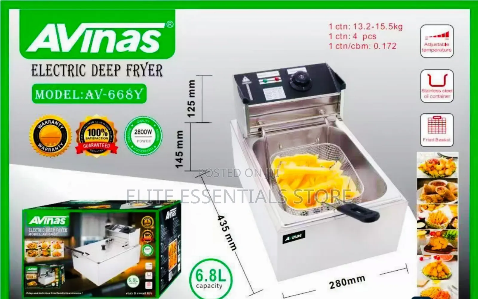 High Quality Multipurpose and Multifunctional Electric Deep Fryer
