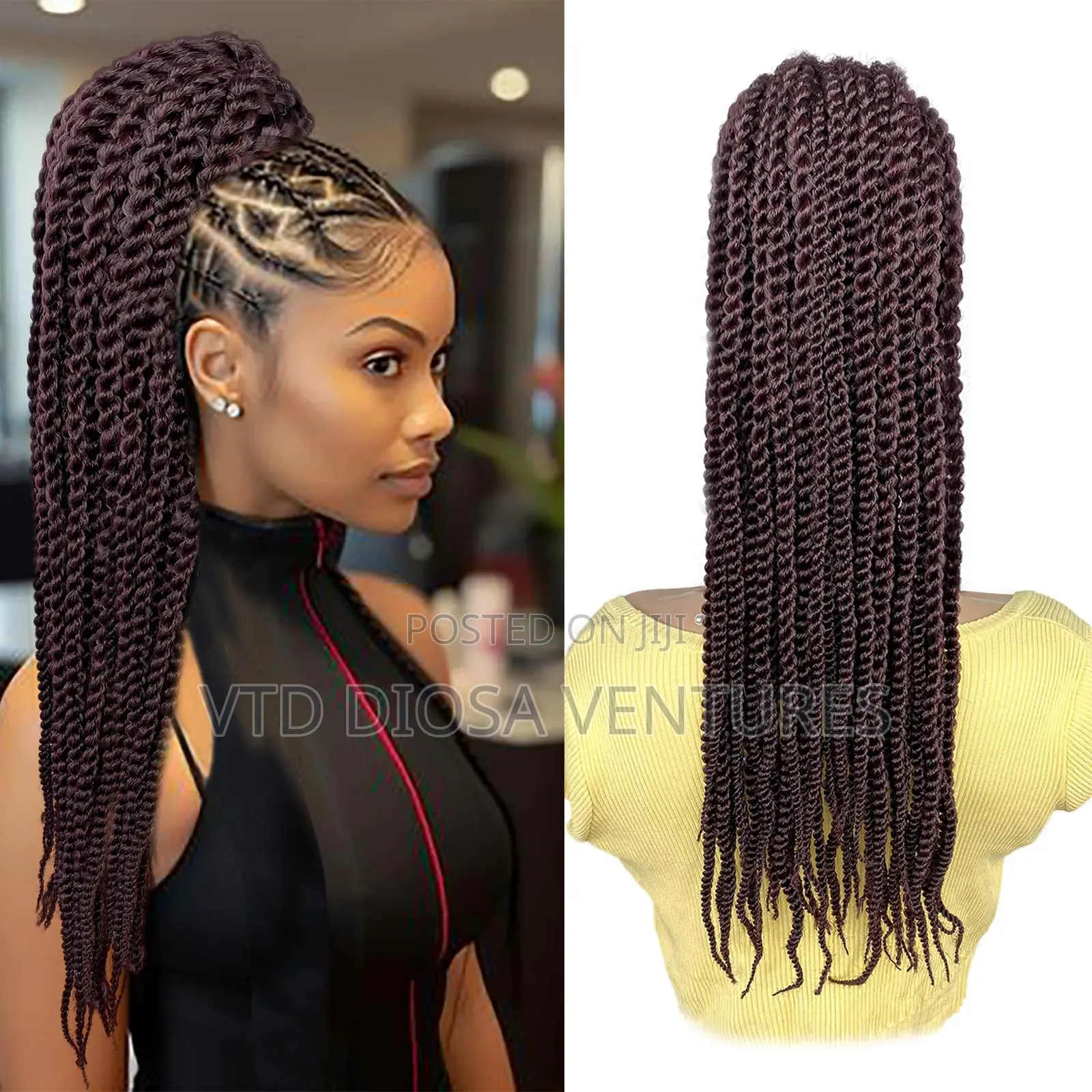 Easy Fix Braided Ponytail Extension