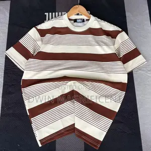Calvin Klein Striped Short-Sleeved T-Shirt.