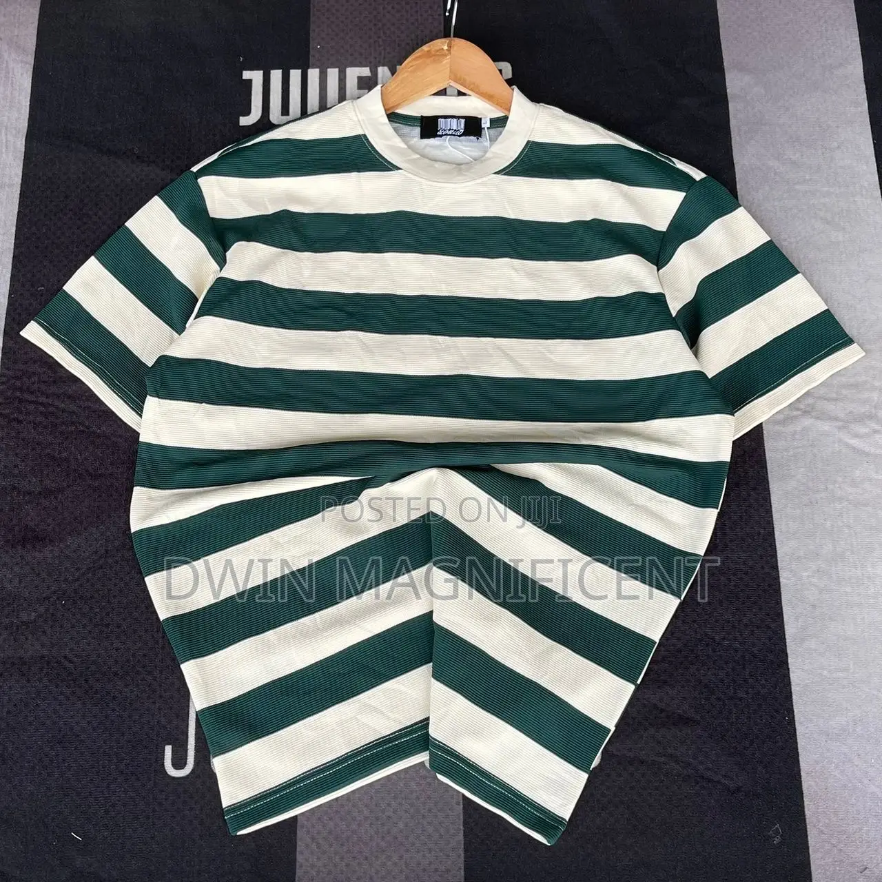 Calvin Klein Striped Short-Sleeved T-Shirt.