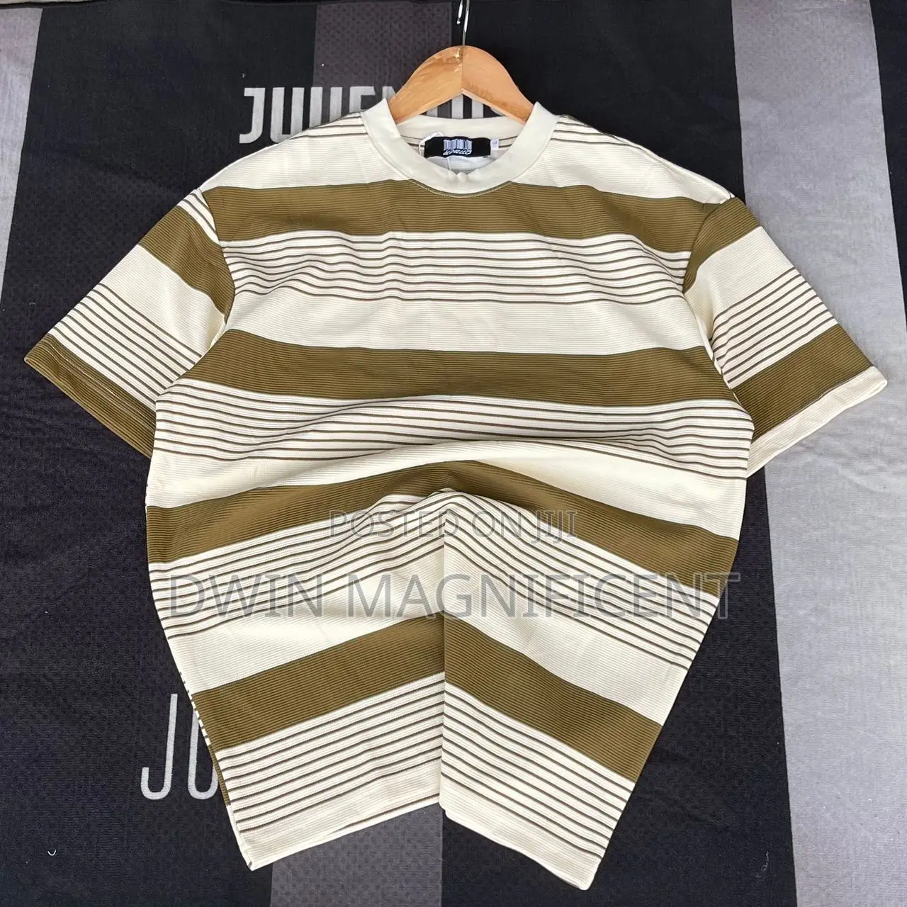 Calvin Klein Striped Short-Sleeved T-Shirt.