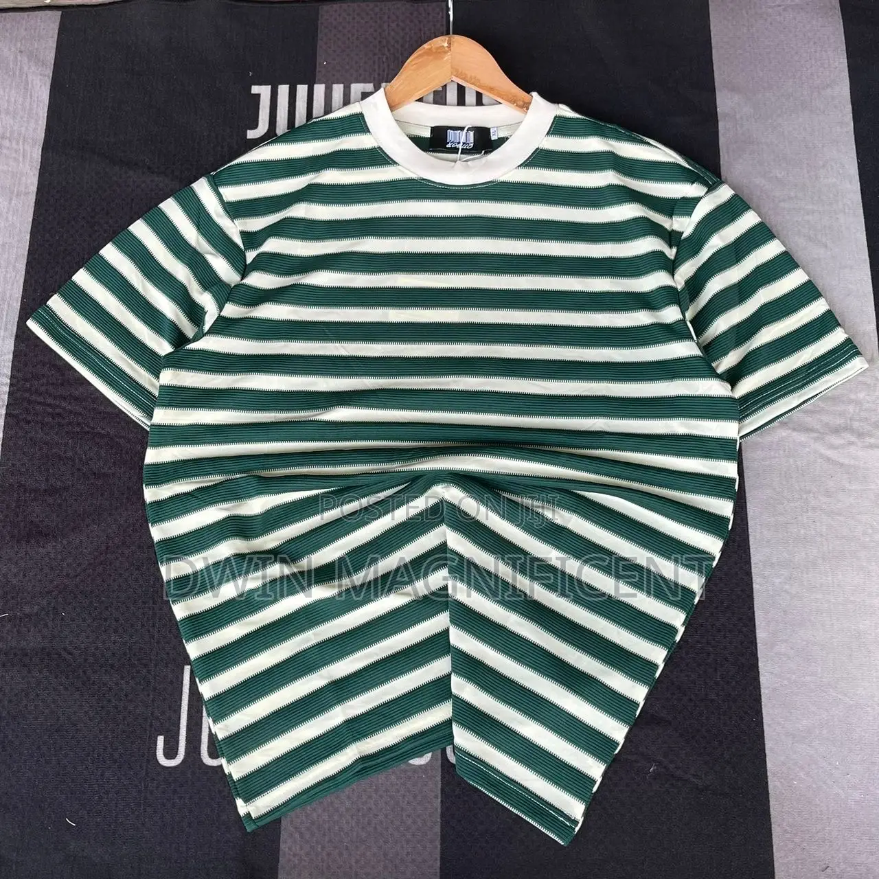 Calvin Klein Striped Short-Sleeved T-Shirt.