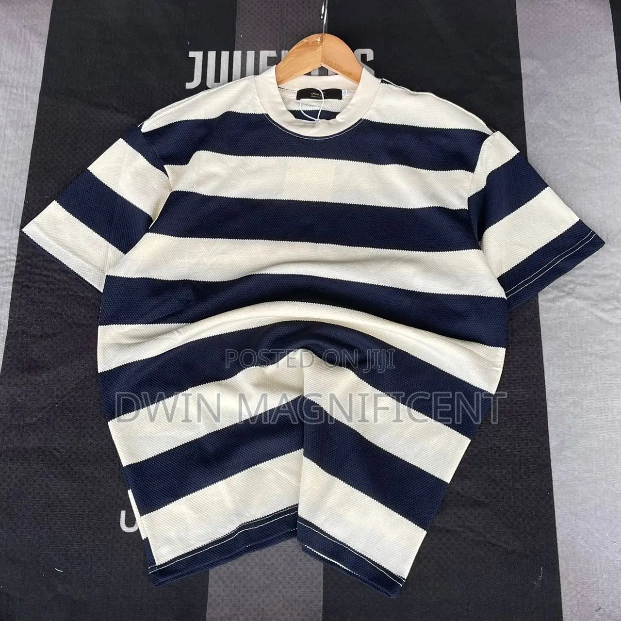 Calvin Klein Striped Short-Sleeved T-Shirt.