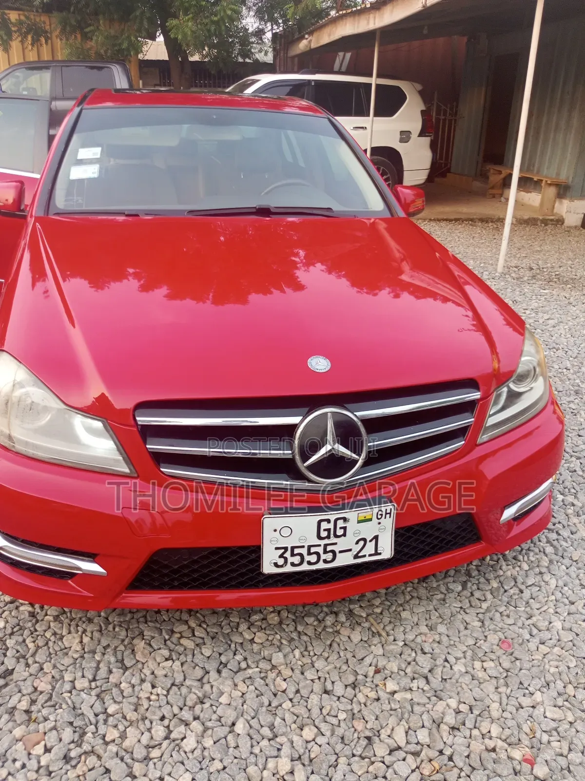 Mercedes-Benz C250 2014 Red