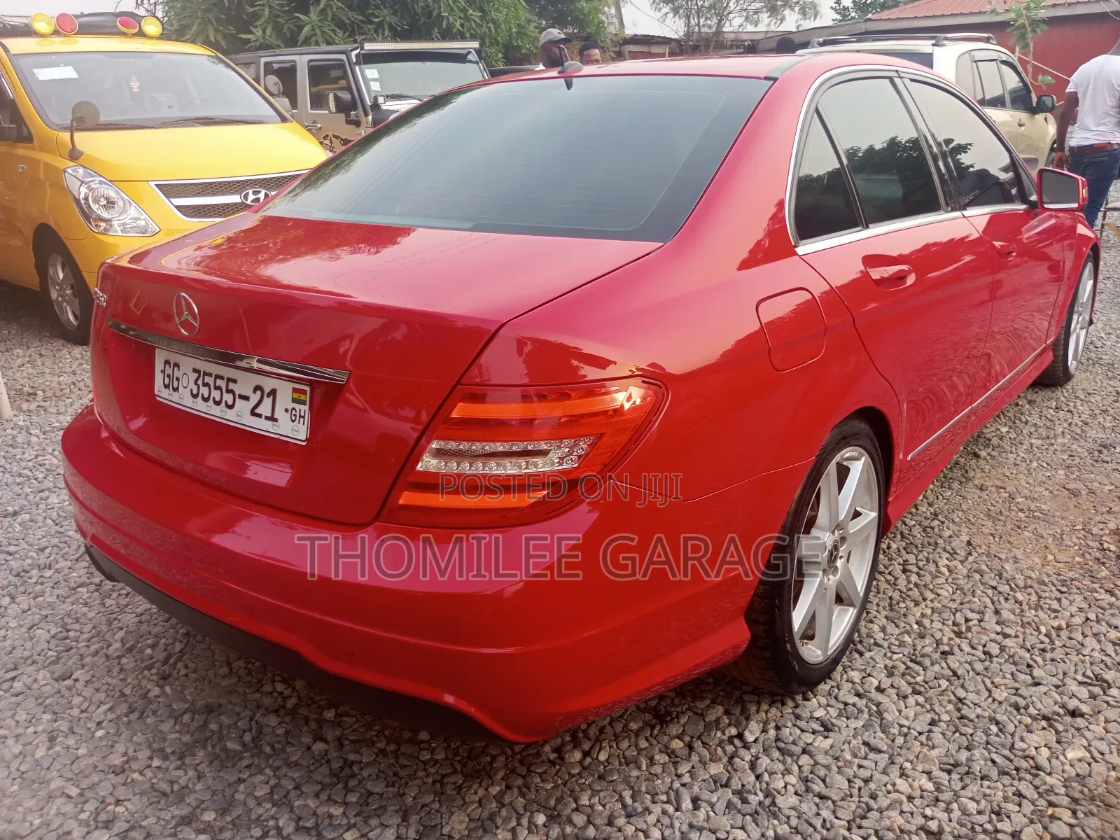 Mercedes-Benz C250 2014 Red